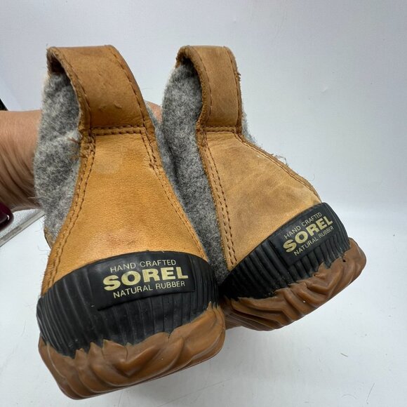 Sorel Womens Classic Waterproof Boots Size 9 Natural Cozy Lace Up Outdoors - Picture 14 of 14